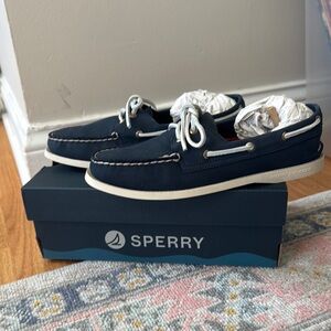 Sperry Navy Boat Shoes
